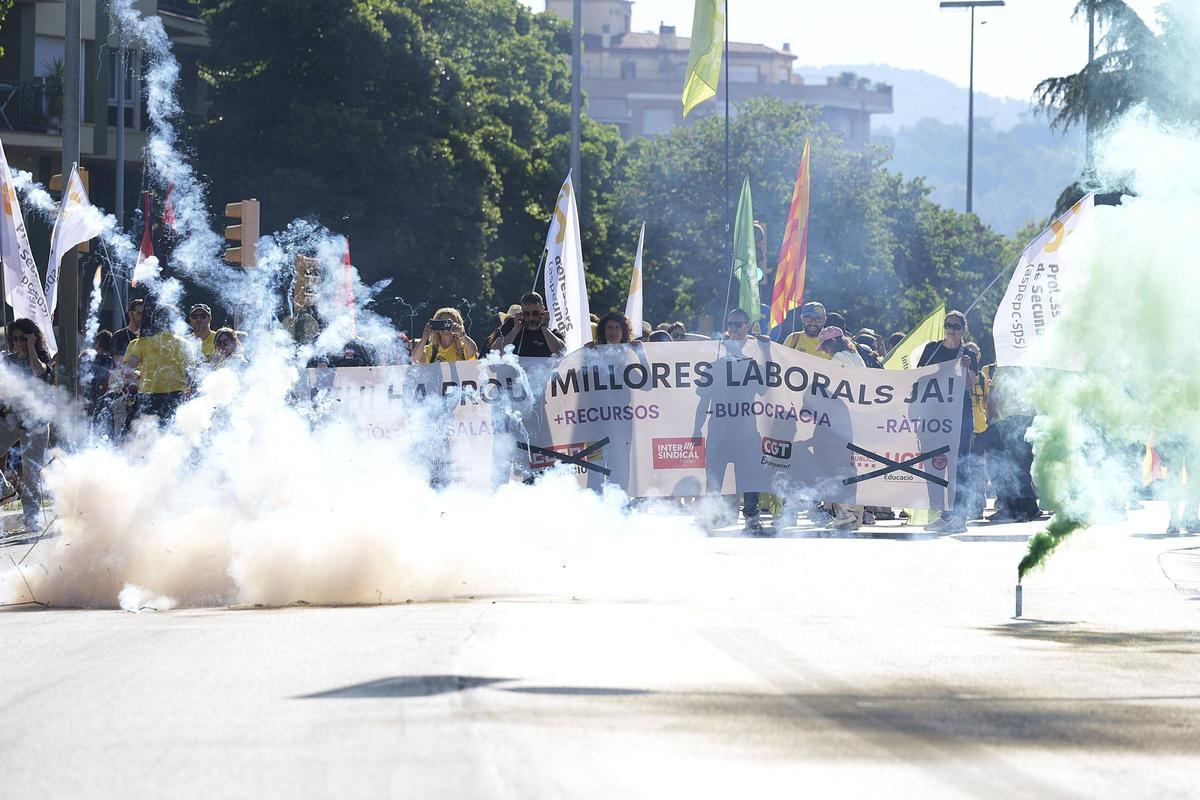 Les imatges de la nova jornada de vaga educativa a Girona