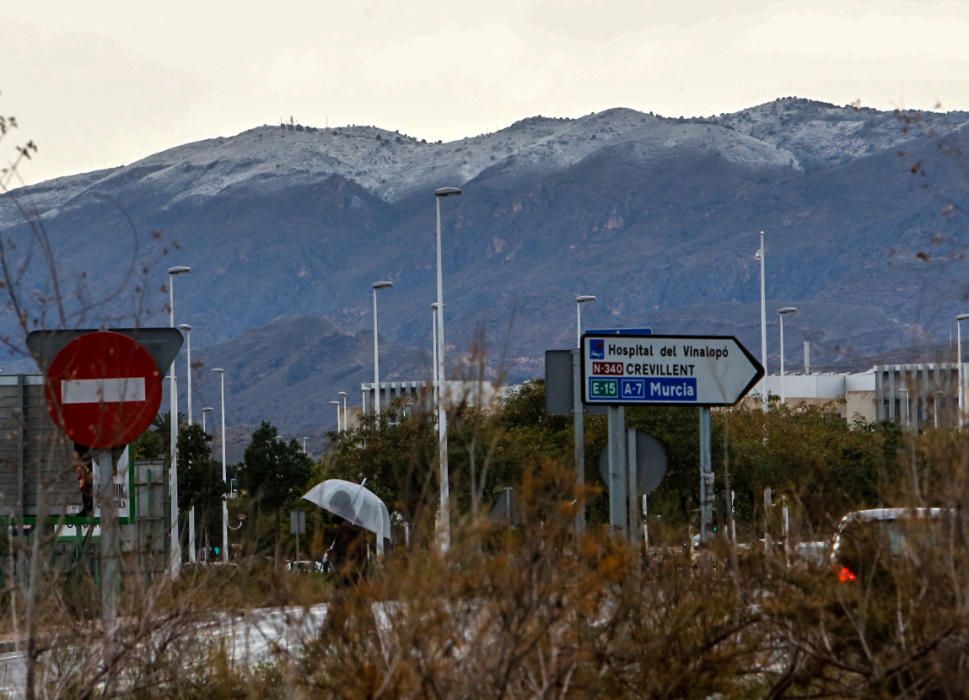 Los copos de nieve llegan al Baix Vinalopó