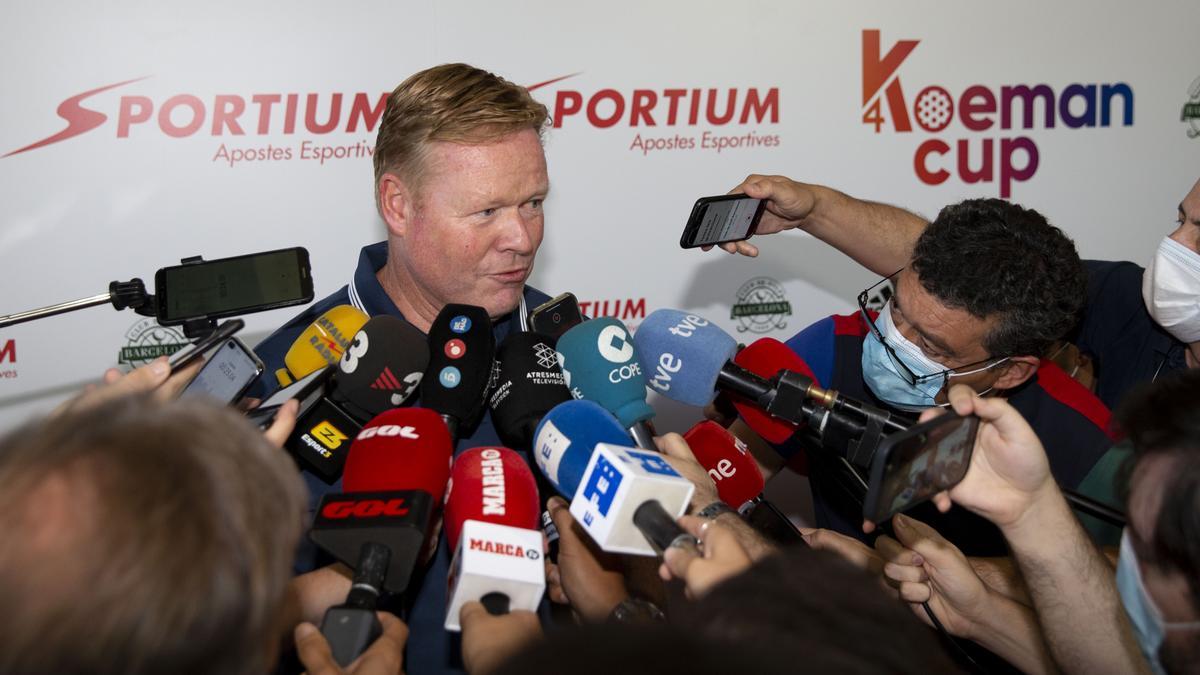 Koeman: "Los jugadores tienen que hacer un esfuerzo económico para poder seguir adelante"