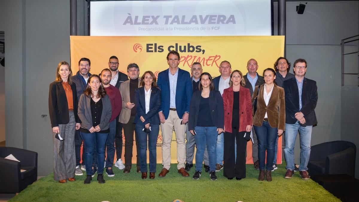 Imagen del acto de presentación de la candidatura