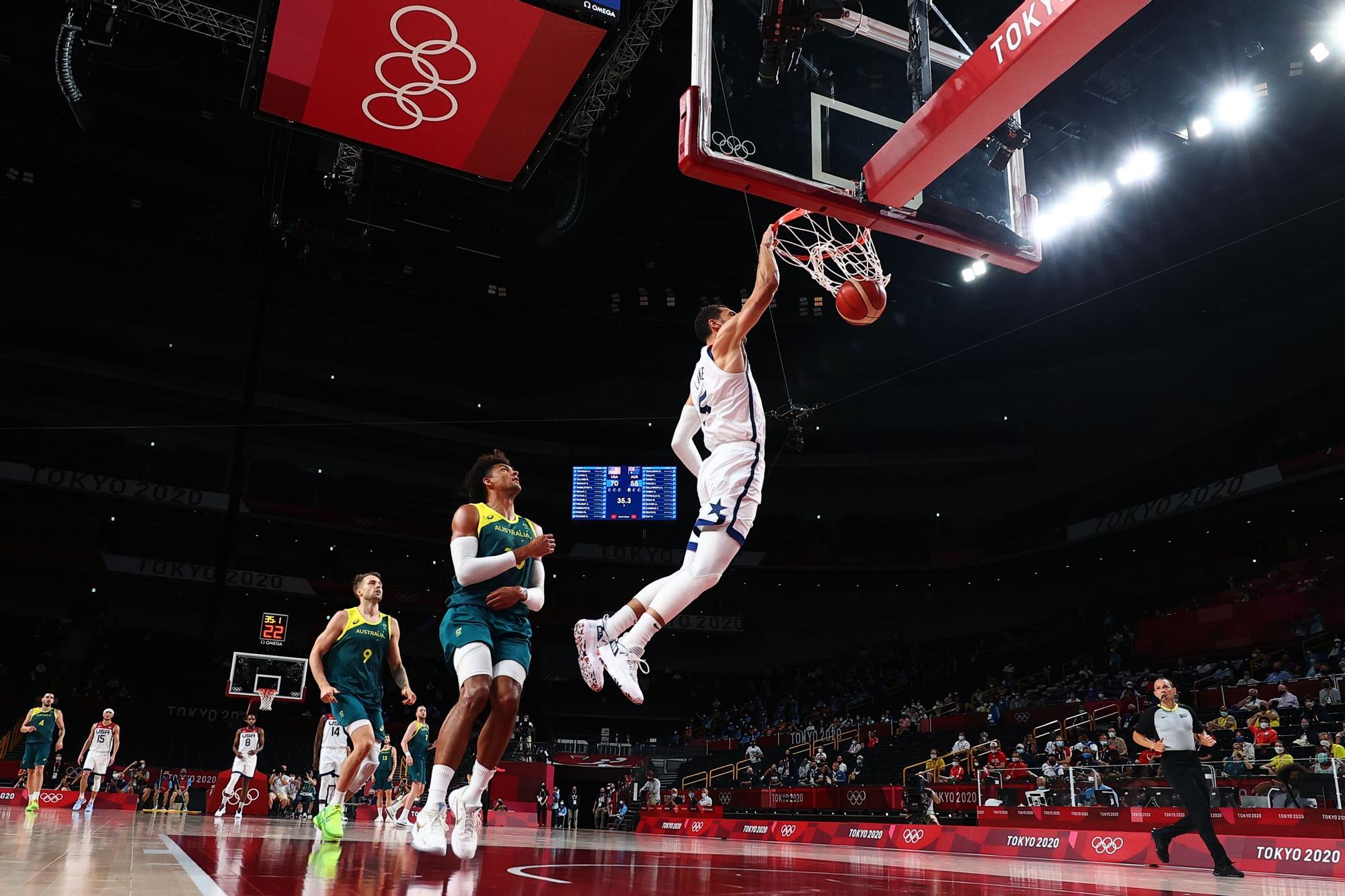 Lavine semifinal Tokio EEUU Australia