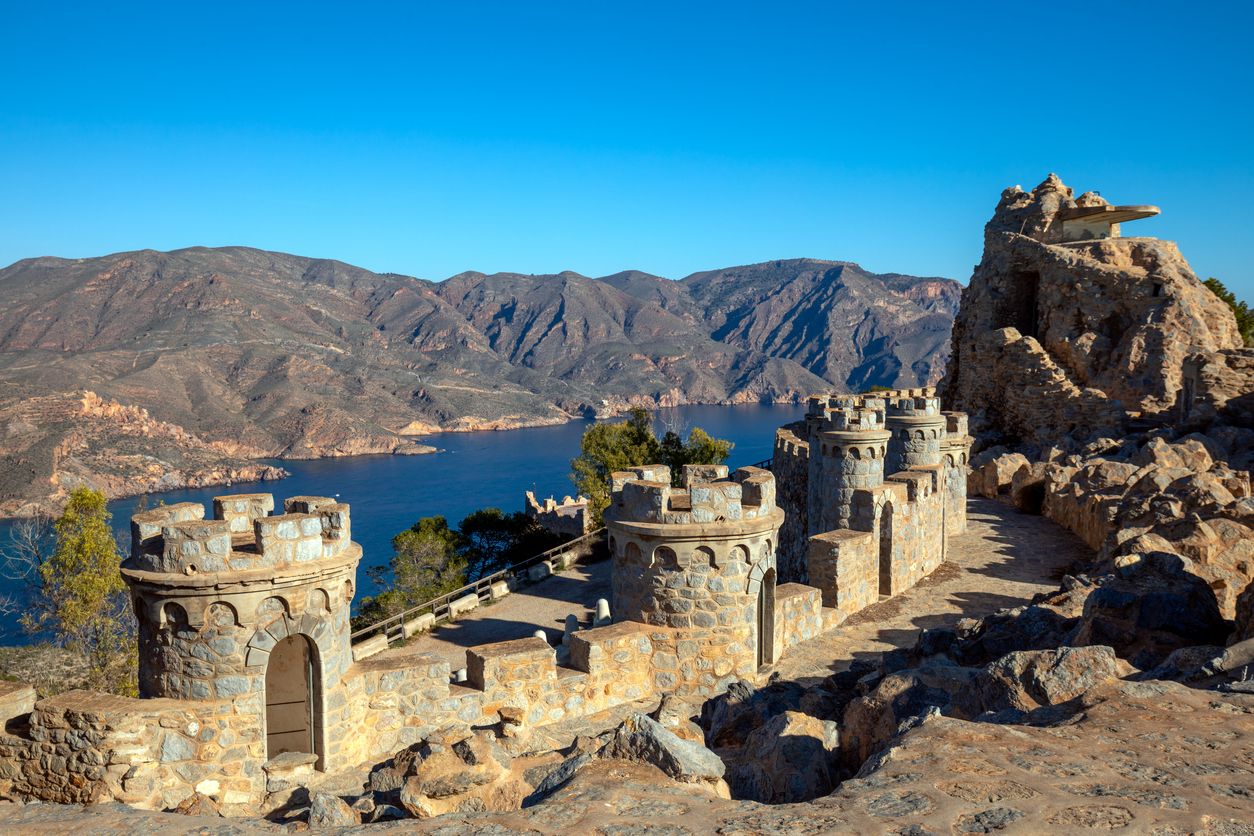 Panorámica de la batería de Castillitos.