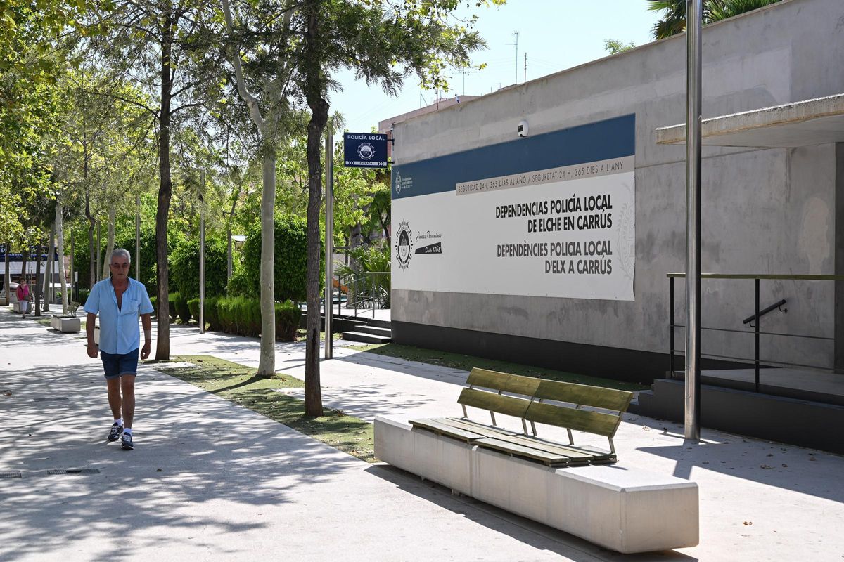 La comisaría de Policía Local de Elche abierta en el barrio de Carrús recientemente