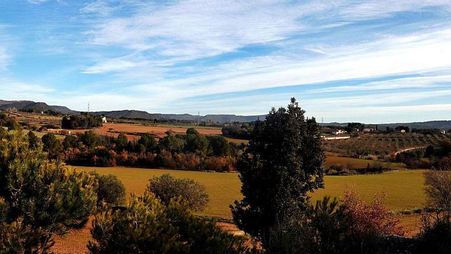 La zona al voltant de l&#039;aeròdrom d&#039;Igualada-Òdena on es podria desenvolupar terreny industrial