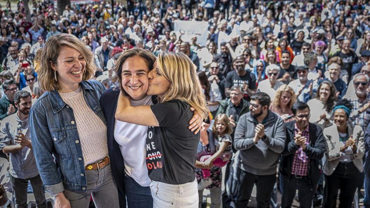 El acto de Barcelona en Comu en Nou Barris.