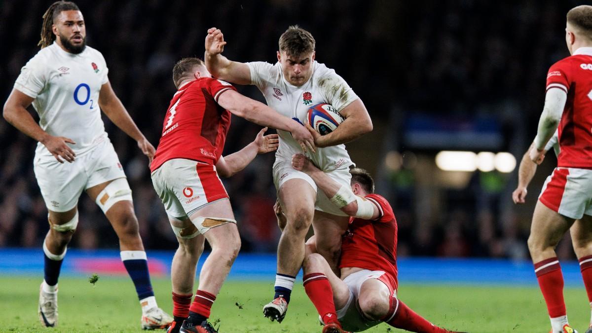 Acción del encuentro entre Gales e Inglaterra