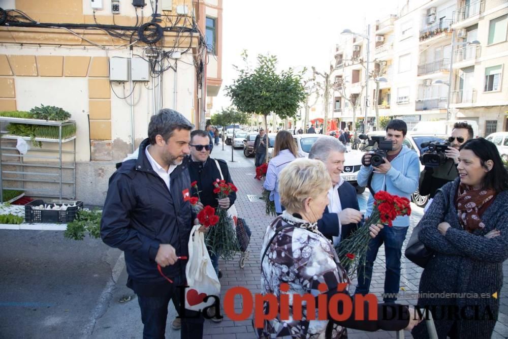 Joaquín López visita Calasparra junto al alcalde J
