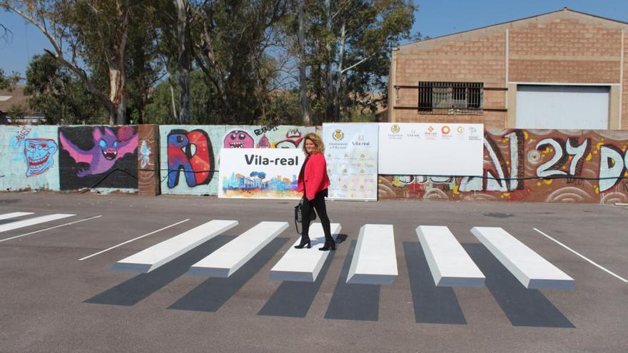 Vila-real sorprende con sus pasos de peatones en 3D