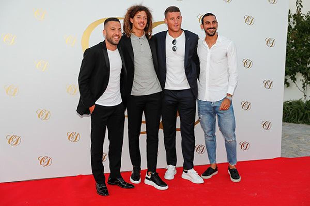 Jordi Alba, Ethan Ampadu, Ross Barkley y Davide Zappacosta