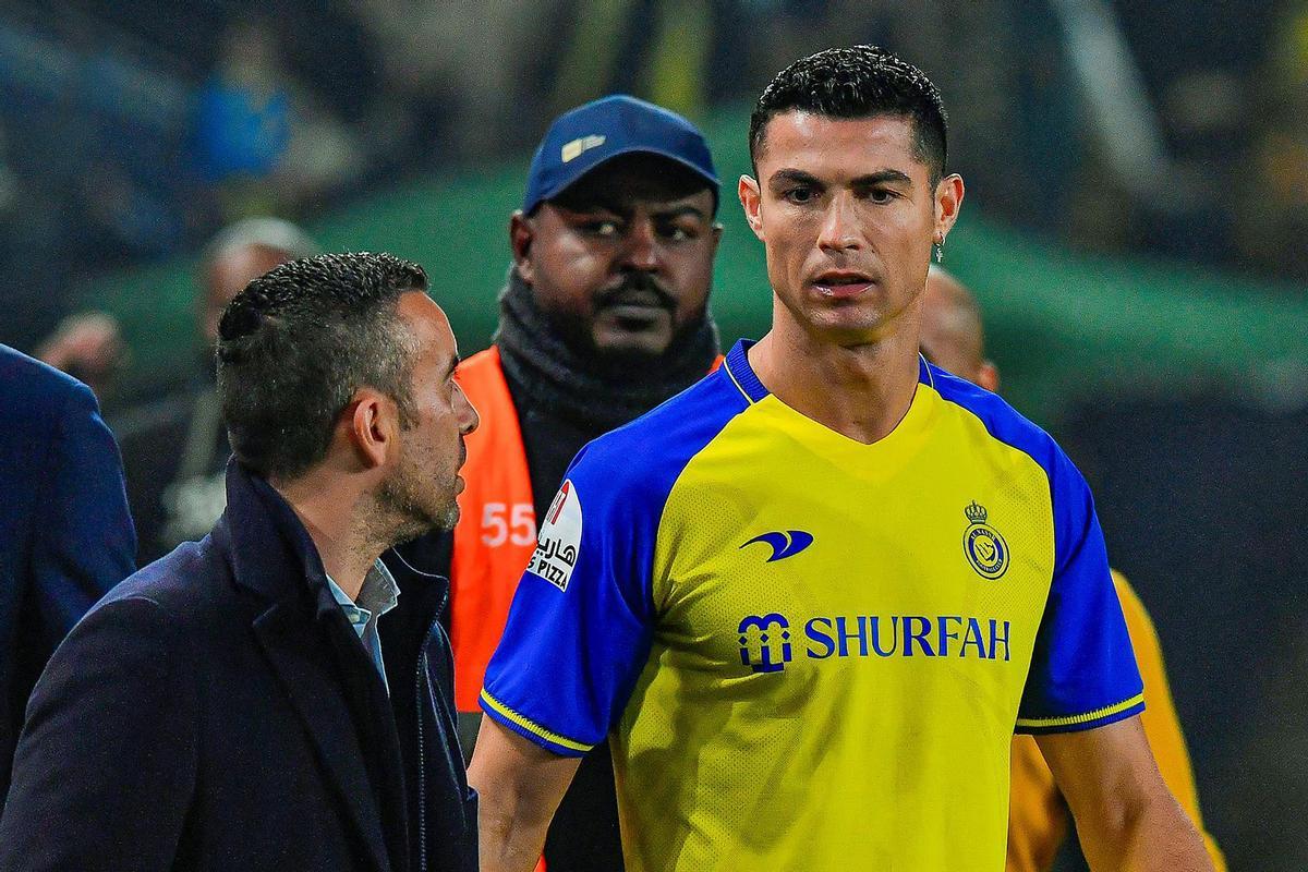 Cristiano Ronaldo, durante un encuentro con el Al Nassr.