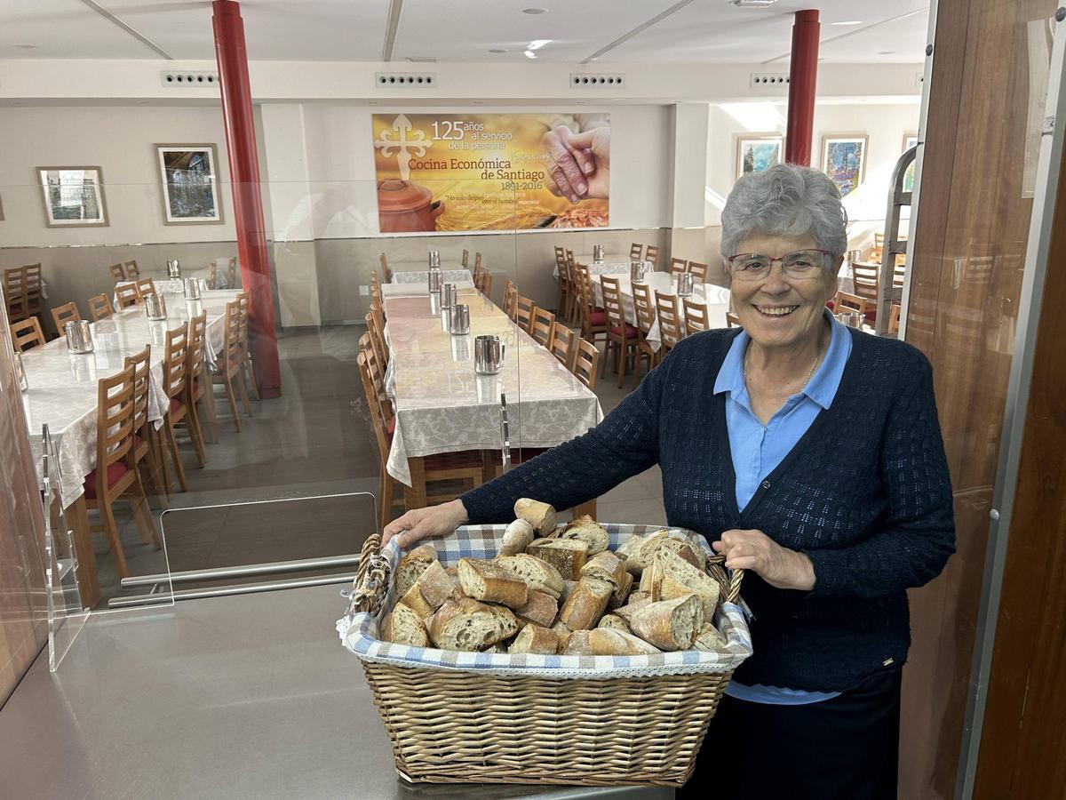 Sor Alicia Lourido la Cocina Económica de Santiago