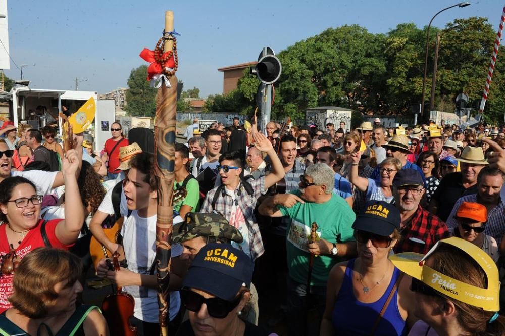 Romería de la Virgen de la Fuensanta: Paso por San