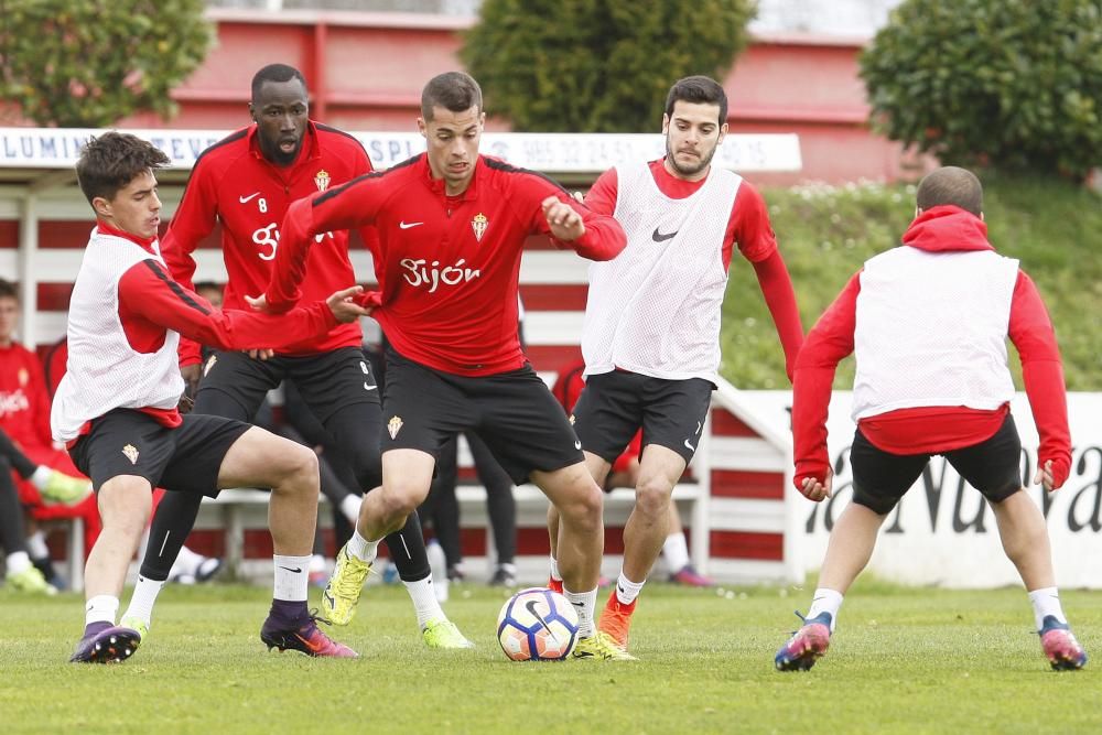 Entrenamiento del Sporting