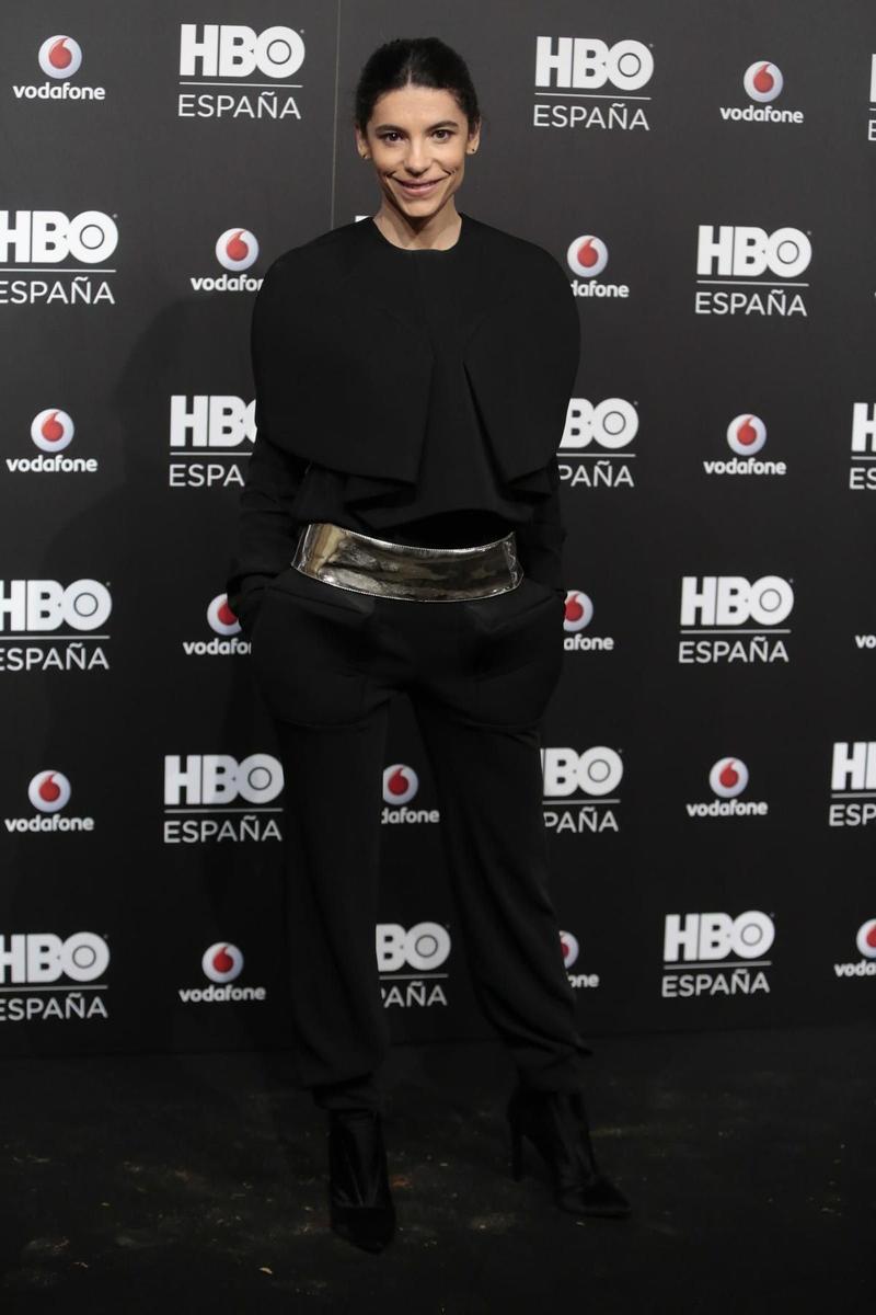 Irene VIsedo durante la fiesta del lanzamiento HBO España