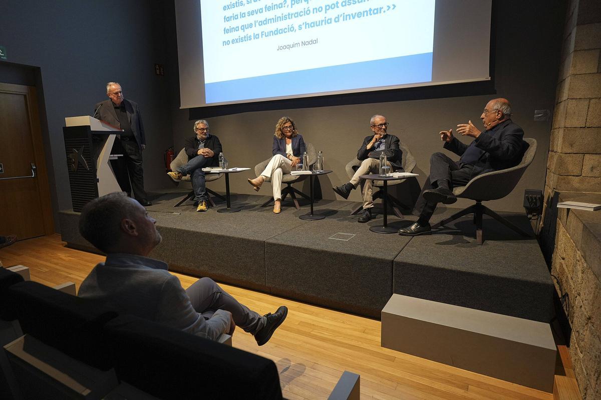 Les imatges de la presentació del llibre de la Fundació Ramon Noguera