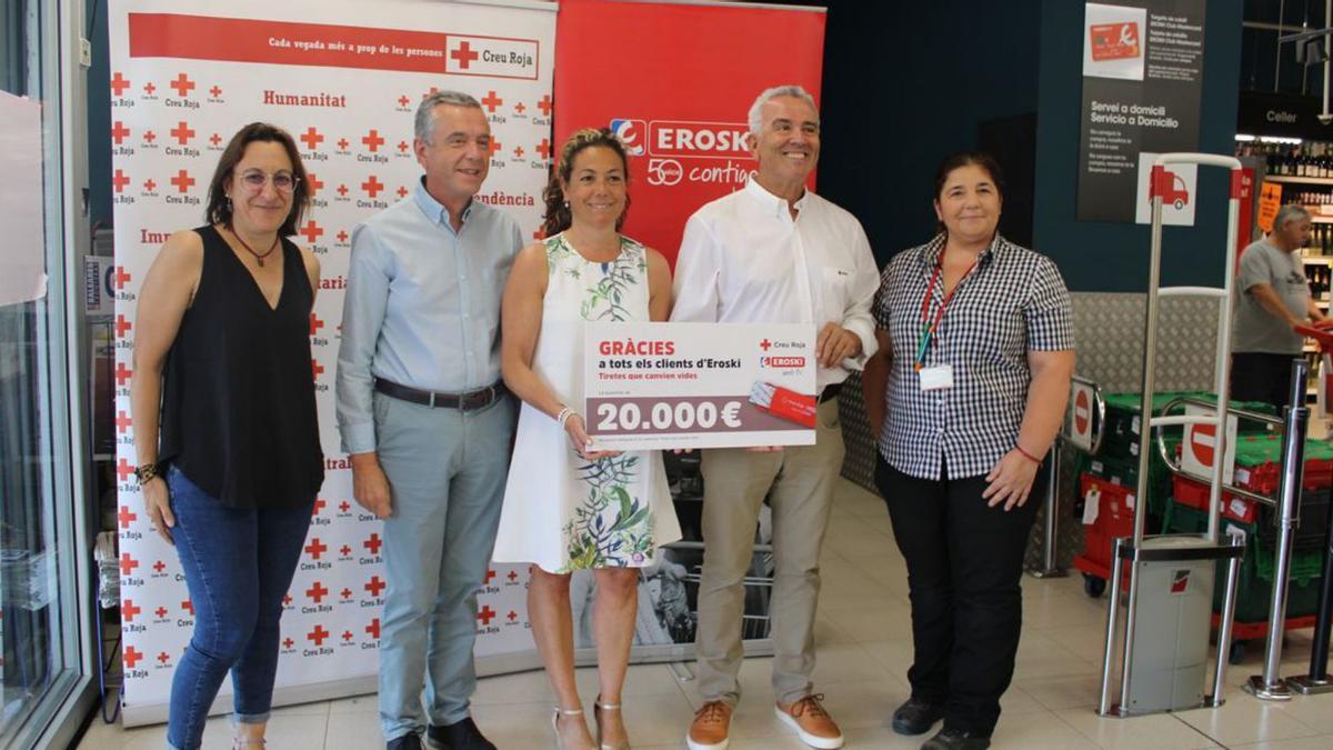 Eroski recauda 20.000 euros para Cruz Roja |