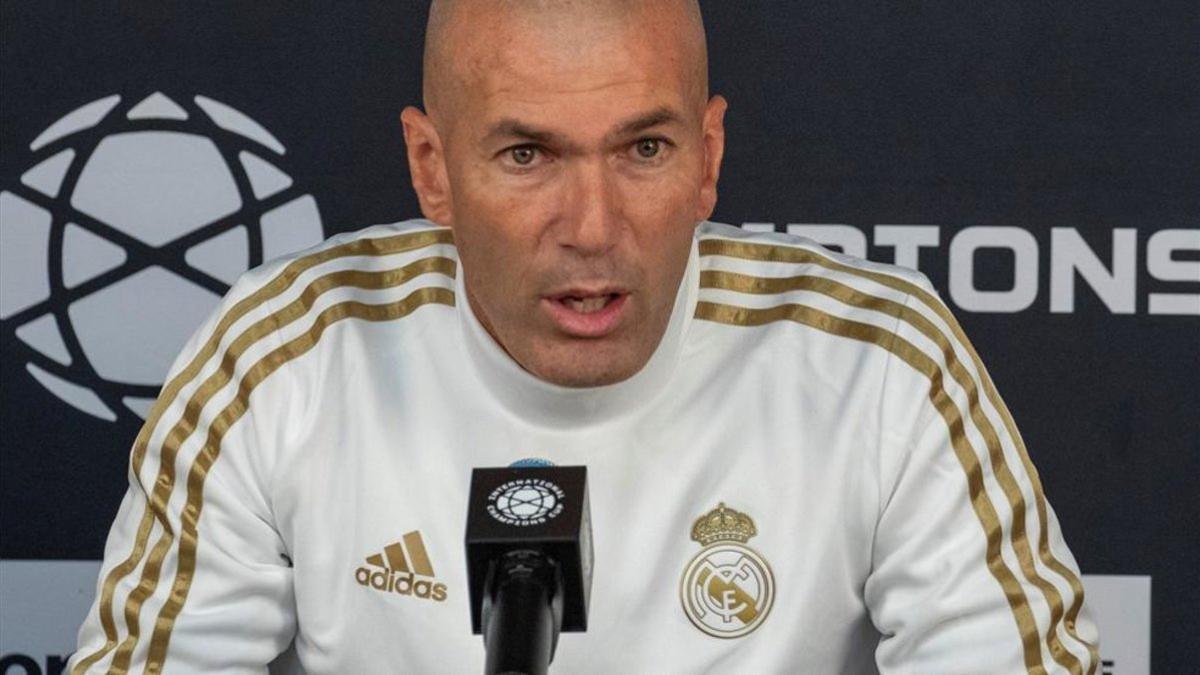 Zinedine Zidane, entrenador del Real Madrid