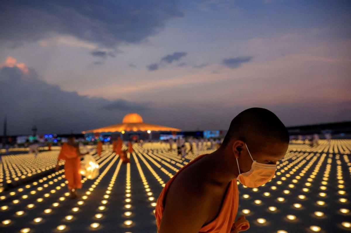 Virtual Earth Day celebration at Dhammakaya temple in Bangkok