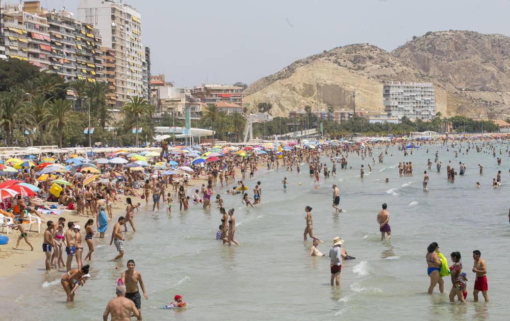 El aire del Sáhara eleva las máximas hasta los 37º en el interior de Alicante.