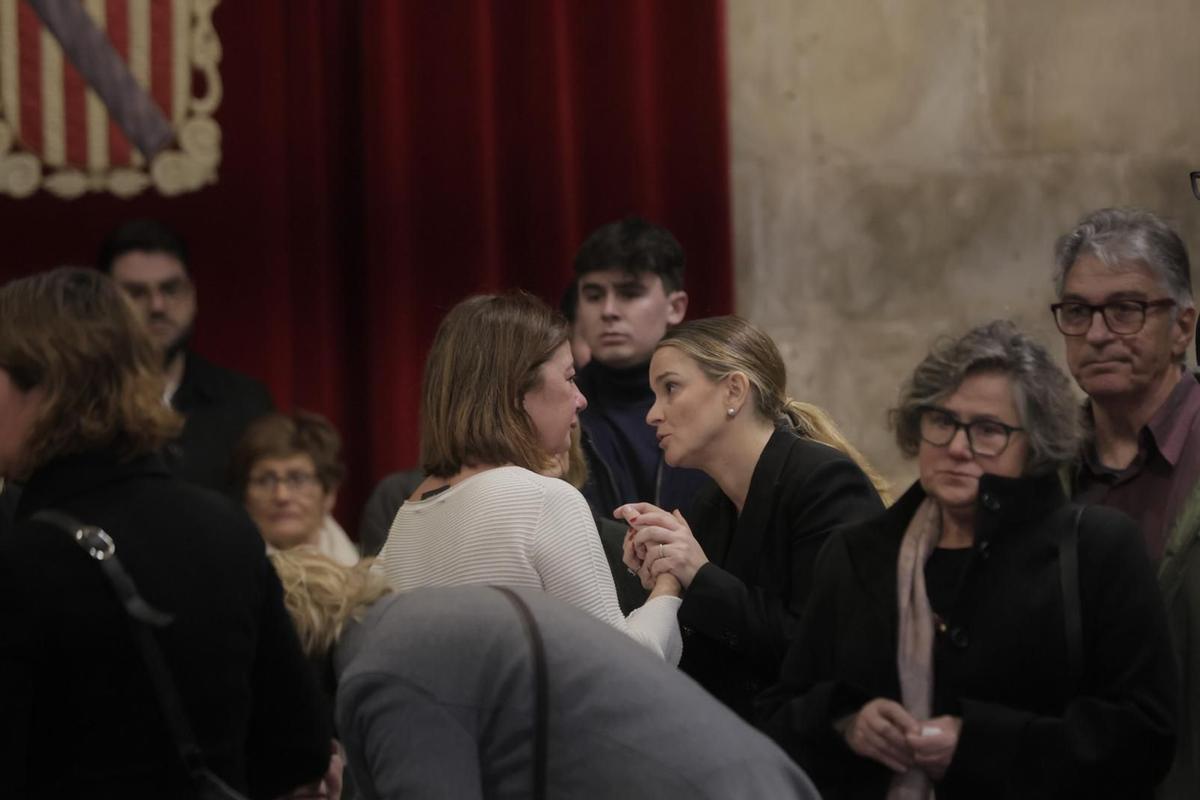 La capilla ardiente del expresidente de Baleares Francesc Antich, en imágenes