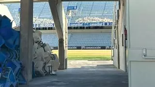 Así luce el Heliodoro Rodríguez López sin asientos