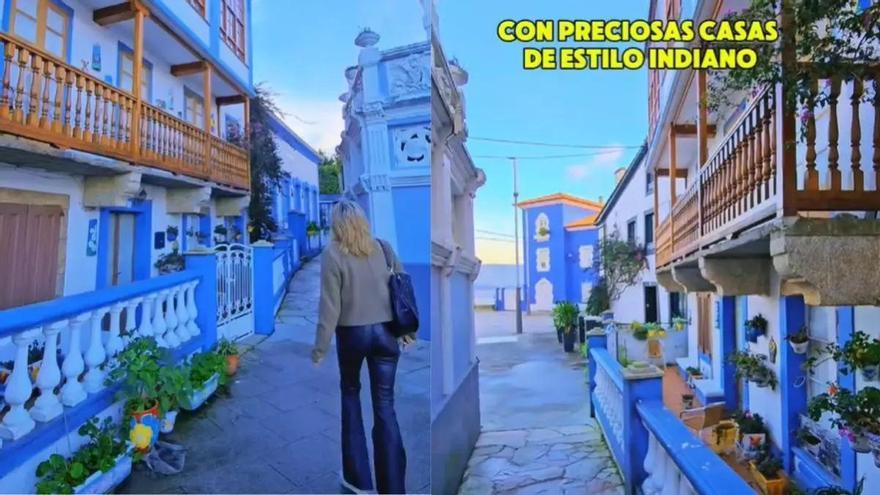 Así es el pueblo gallego que enamoró a Almodóvar: con casitas de colores y de estilo indiano