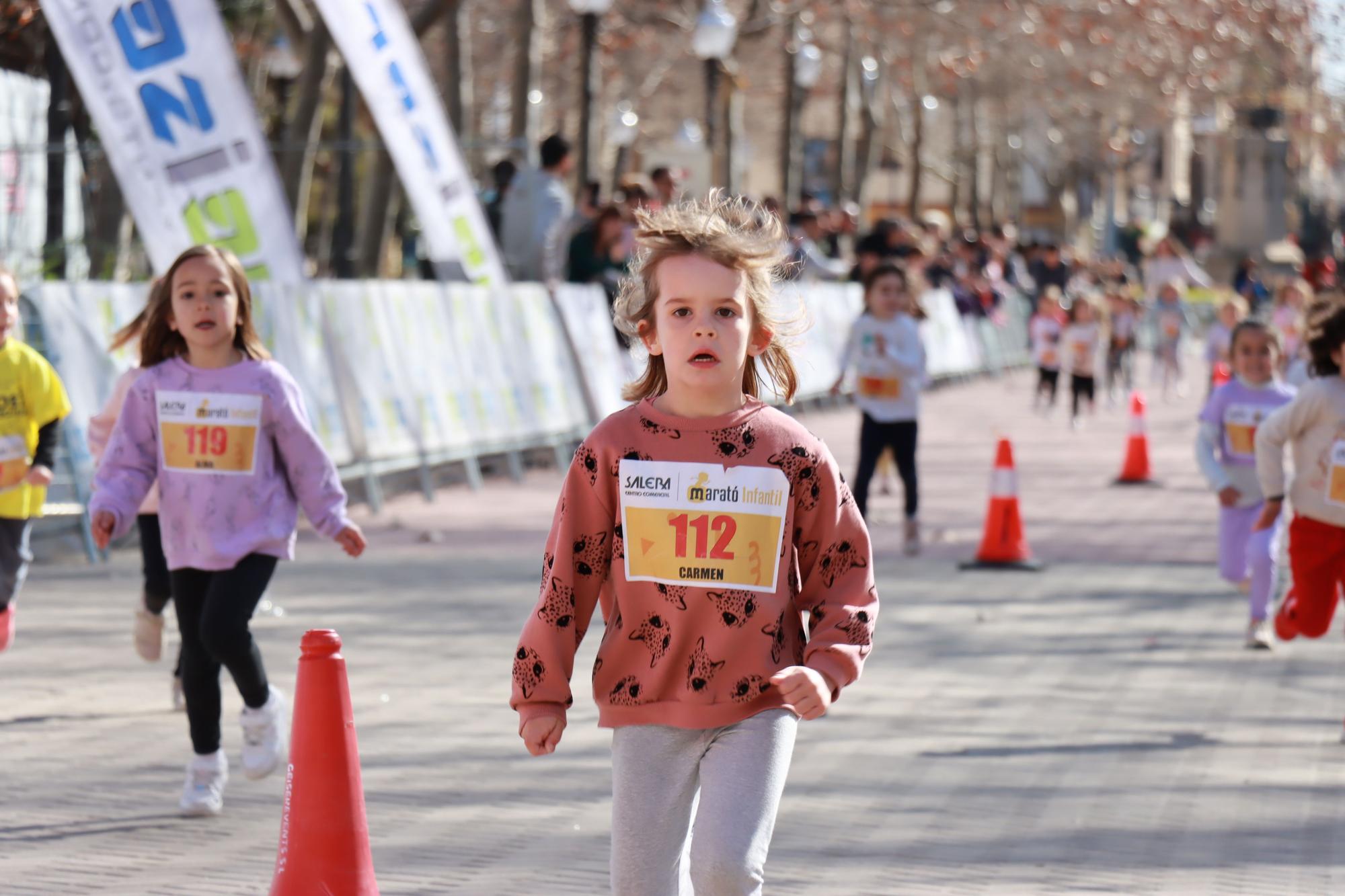 Las mejores imágenes de la maratón infantil en Castelló