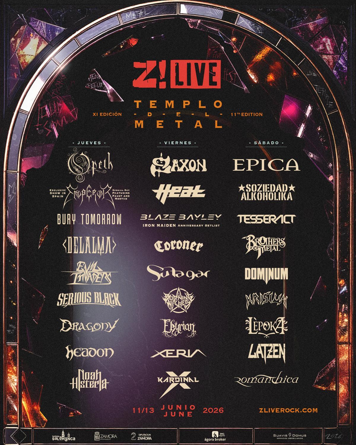 Evil Invaders y Dominum se suman al cartel del Z! Live Rock Fest 2026