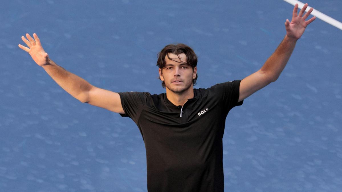 Taylor Fritz, tras vencer a Alexander Zverev en cuartos de final del US Open