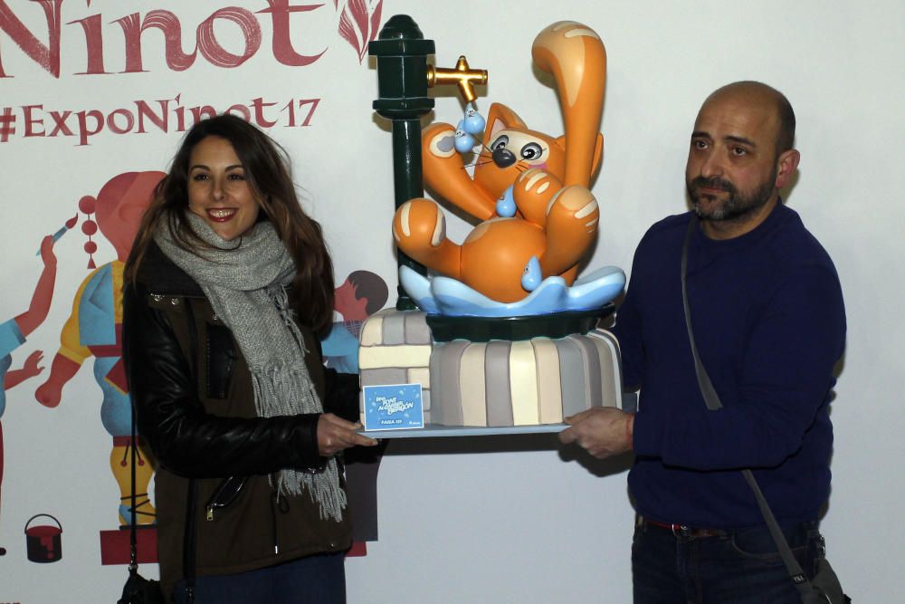 Último día de entrega de Ninots en la Exposición de 2017