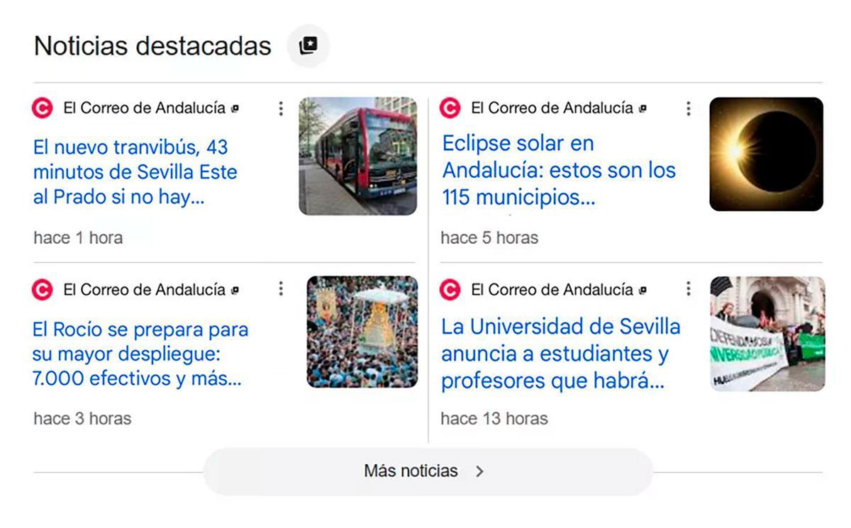 Noticias destacadas de El Correo de Andalucía.