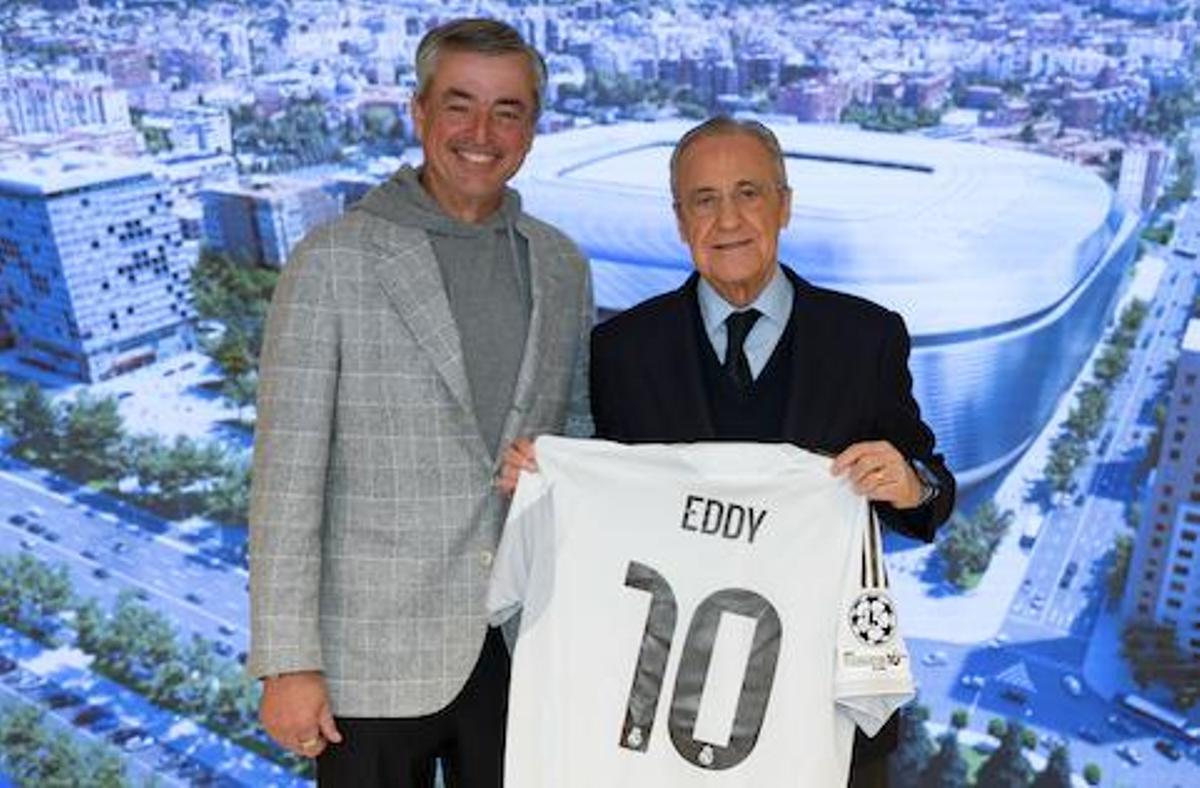 Florentino Pérez y Eddy Cue