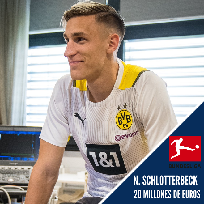 27. Nico Schlotterbeck - Del Friburgo al B. Dortmund - 20 millones €