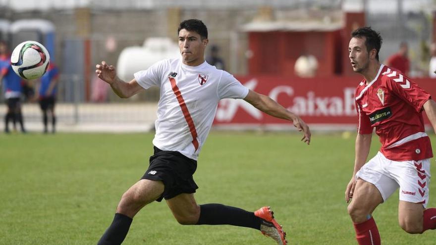 Diego González, con el Sevilla Atlético