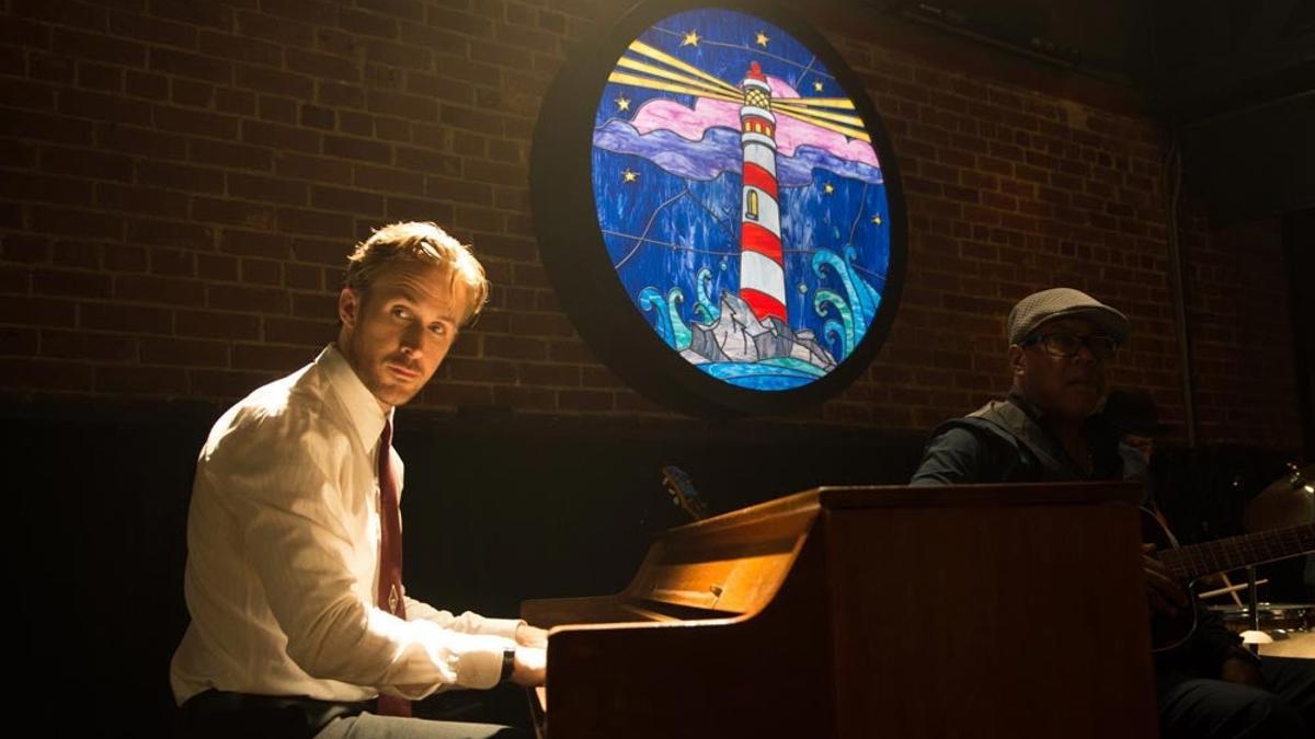 Ryan Gosling, tocando el piano en 'La La Land'