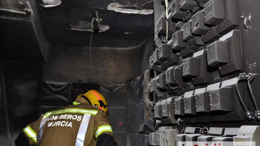 Incendio en el edificio Ana Javier de Santa María de Gracia