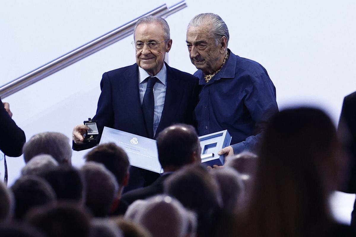 Florentino Pérez, durante el acto