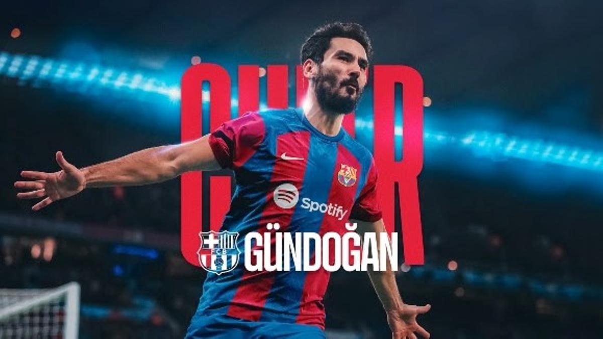 El Barça anuncia el fichaje de Ilkay Gündogan.