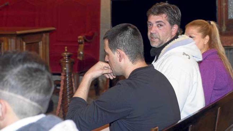 Los cuatro procesados, ayer durante el el juicio en la Audiencia Provincial de Palma.