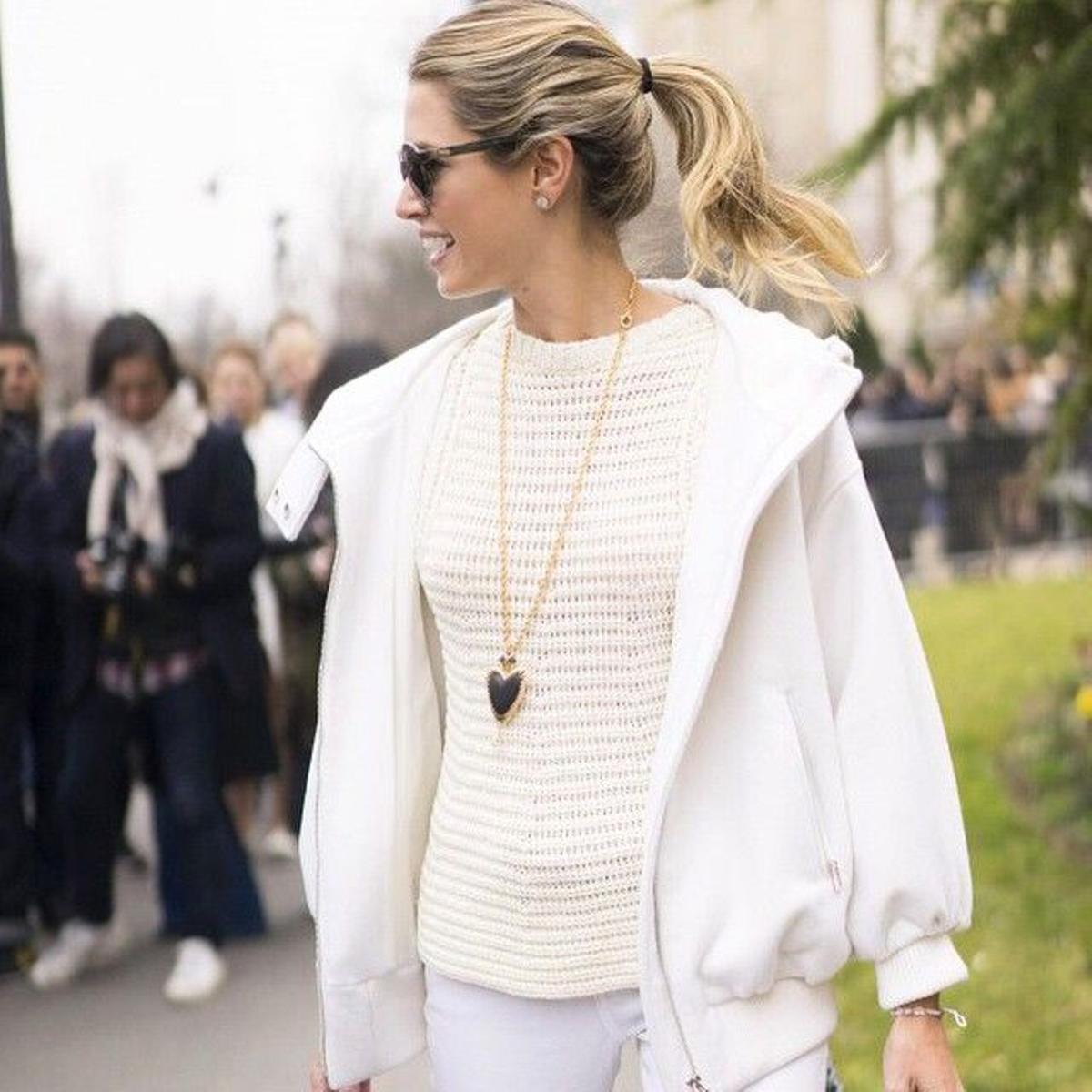 El look en blanco de Helena Bordon