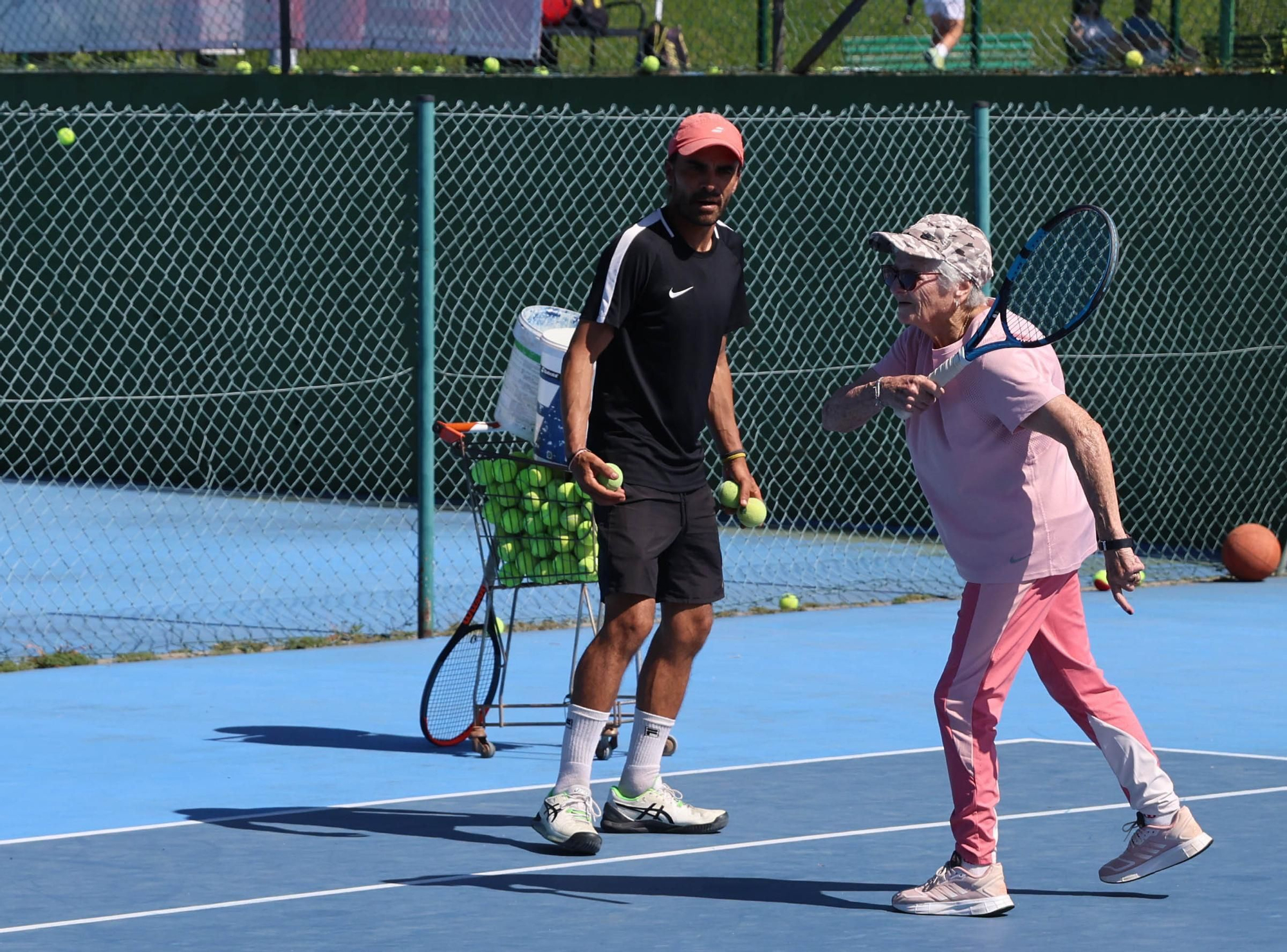 El ‘match ball’ de Esther a sus 90 años: “Estoy como una rosa”