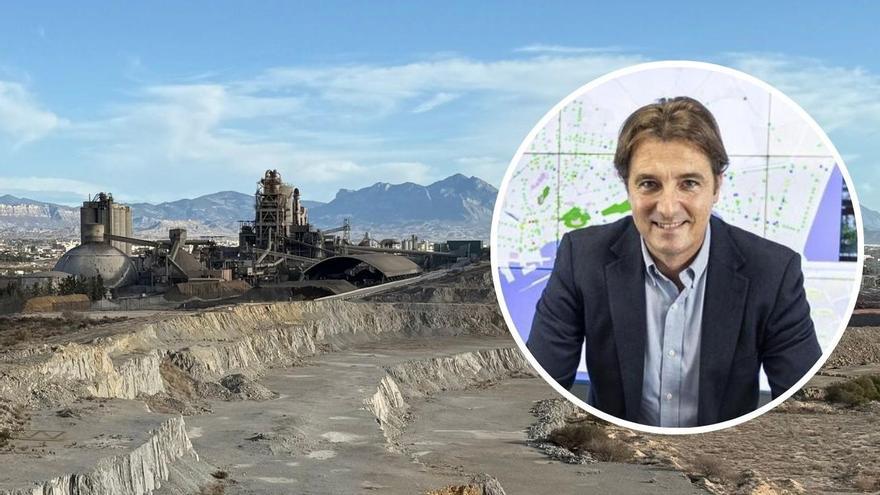 La fábrica de Cemex cuya expansión quieren impedir los vecinos y el concejal Carlos de Juan.