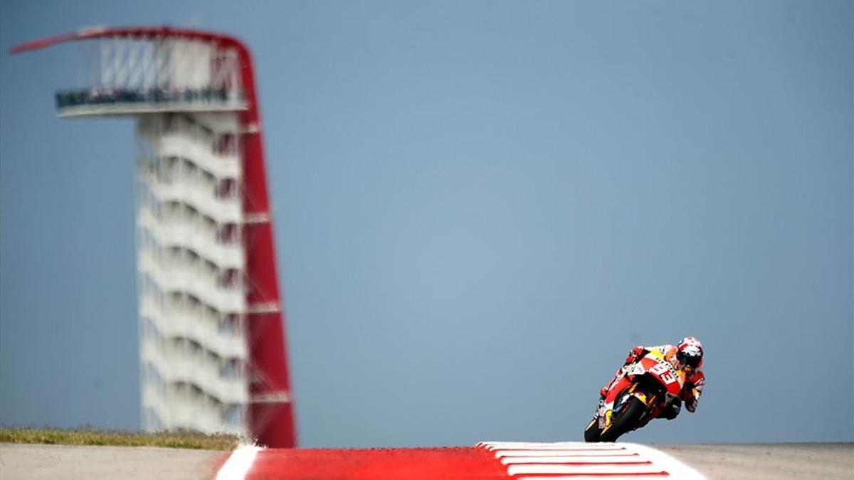 Márquez, dominador absoluto en el circuito de Austin