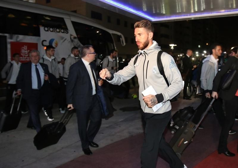 El Real Madrid llega a Málaga