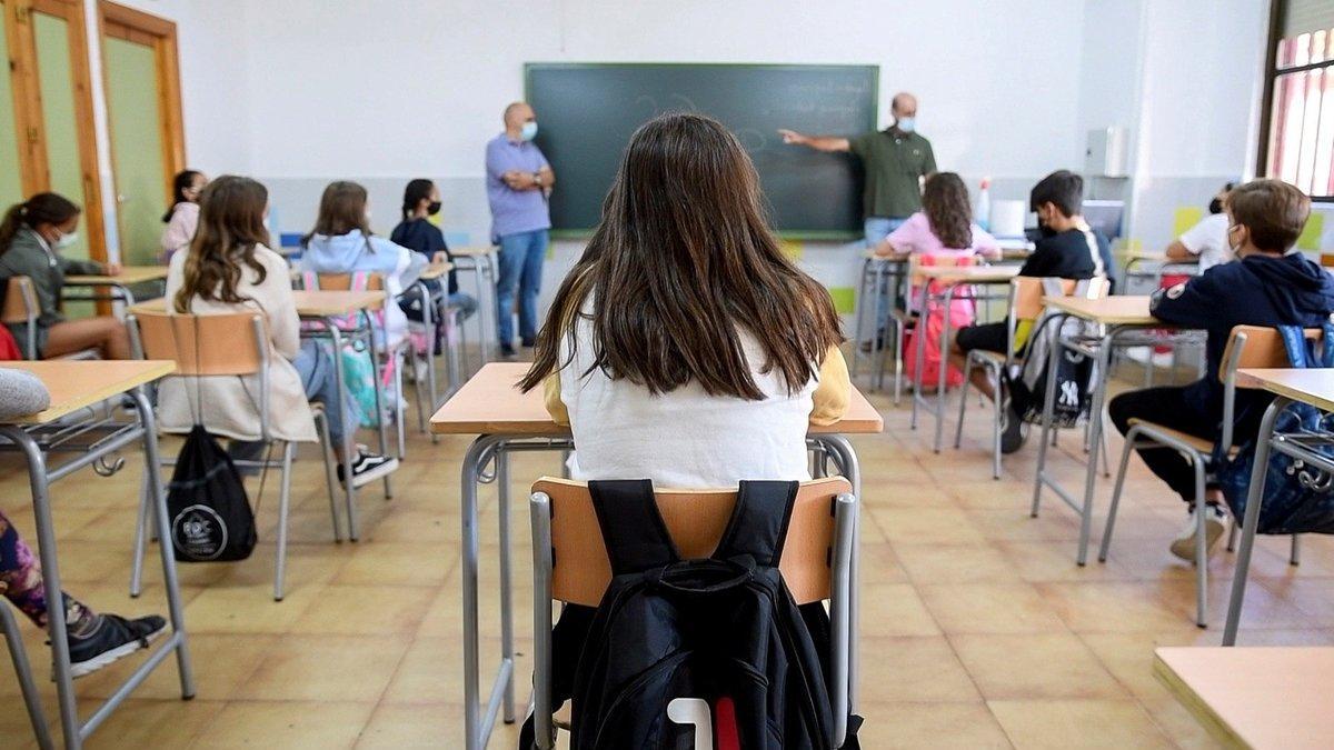 Alumnos del Instituto de Secundaria Princesa Galiana de Toledo, 9 septiembre 2020