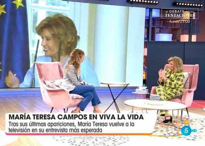 María Teresa Campos acude como invitada especial a 'Viva la Vida'