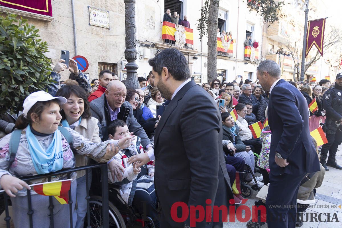 Visita de los reyes de España a Caravaca (Ayuntamiento)