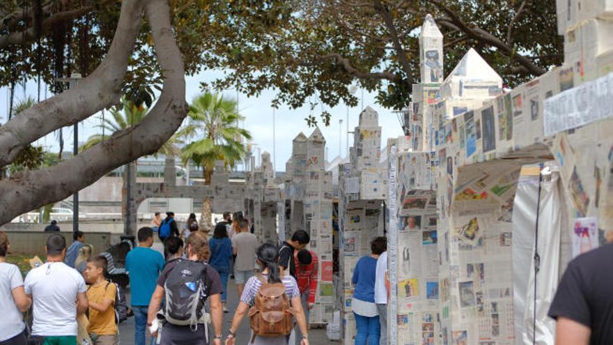 Una imagen de la trigésima edición de la Feria del Libro de Las Palmas de Gran Canaria.