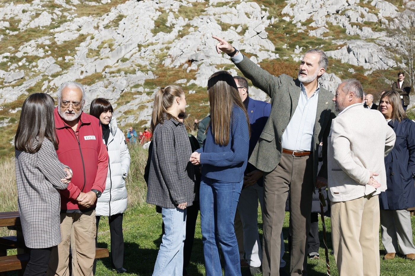 EN IMÁGENES: La Familia Real al completo visita Sotres, premio &quot;Pueblo Ejemplar&quot; 2024