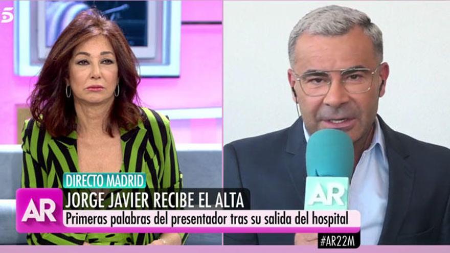 Jorge Javier reaparece en 'El programa de Ana Rosa'